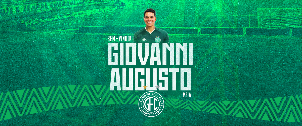 Aos 32 anos, meia Giovanni Augusto é confirmado pelo Guarani